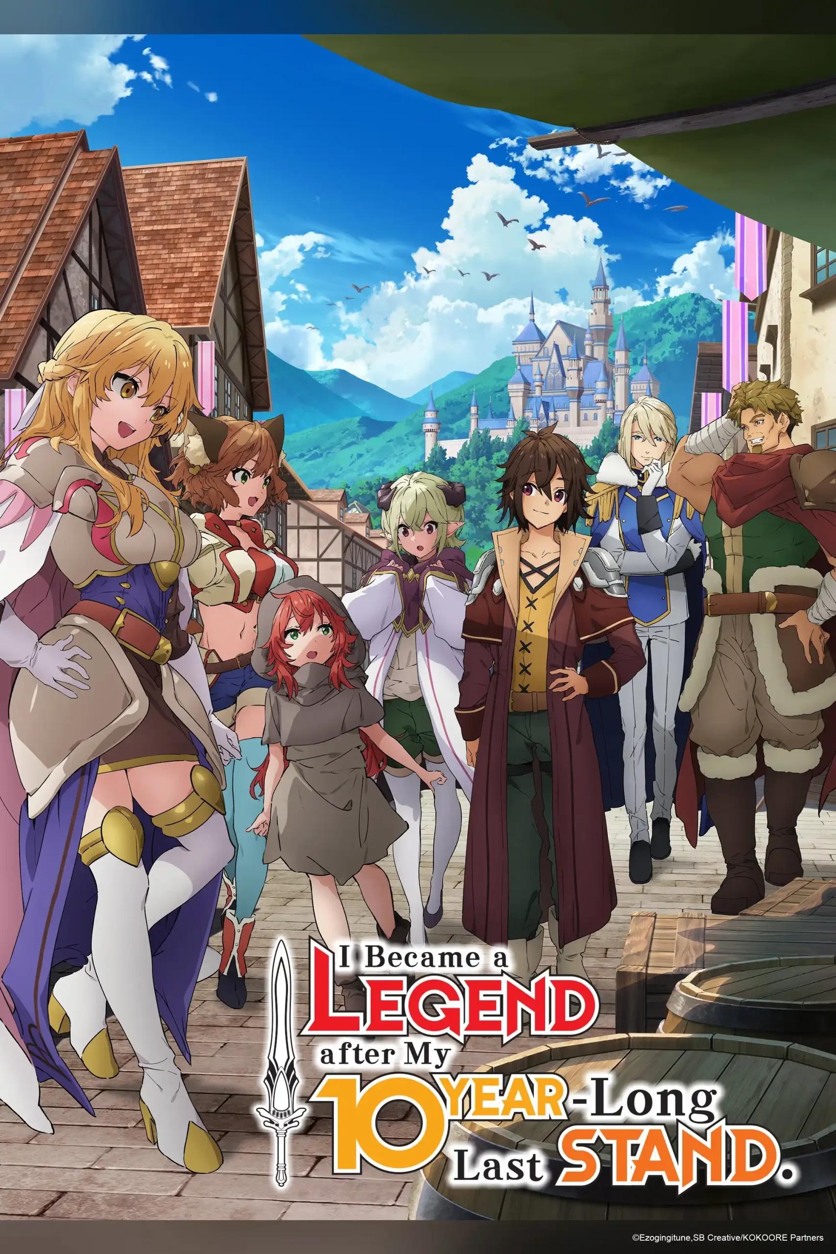 Poster de Koko wa Ore ni Makasete Saki ni Ike to Itte kara 10-nen ga Tattara Densetsu ni Natteita