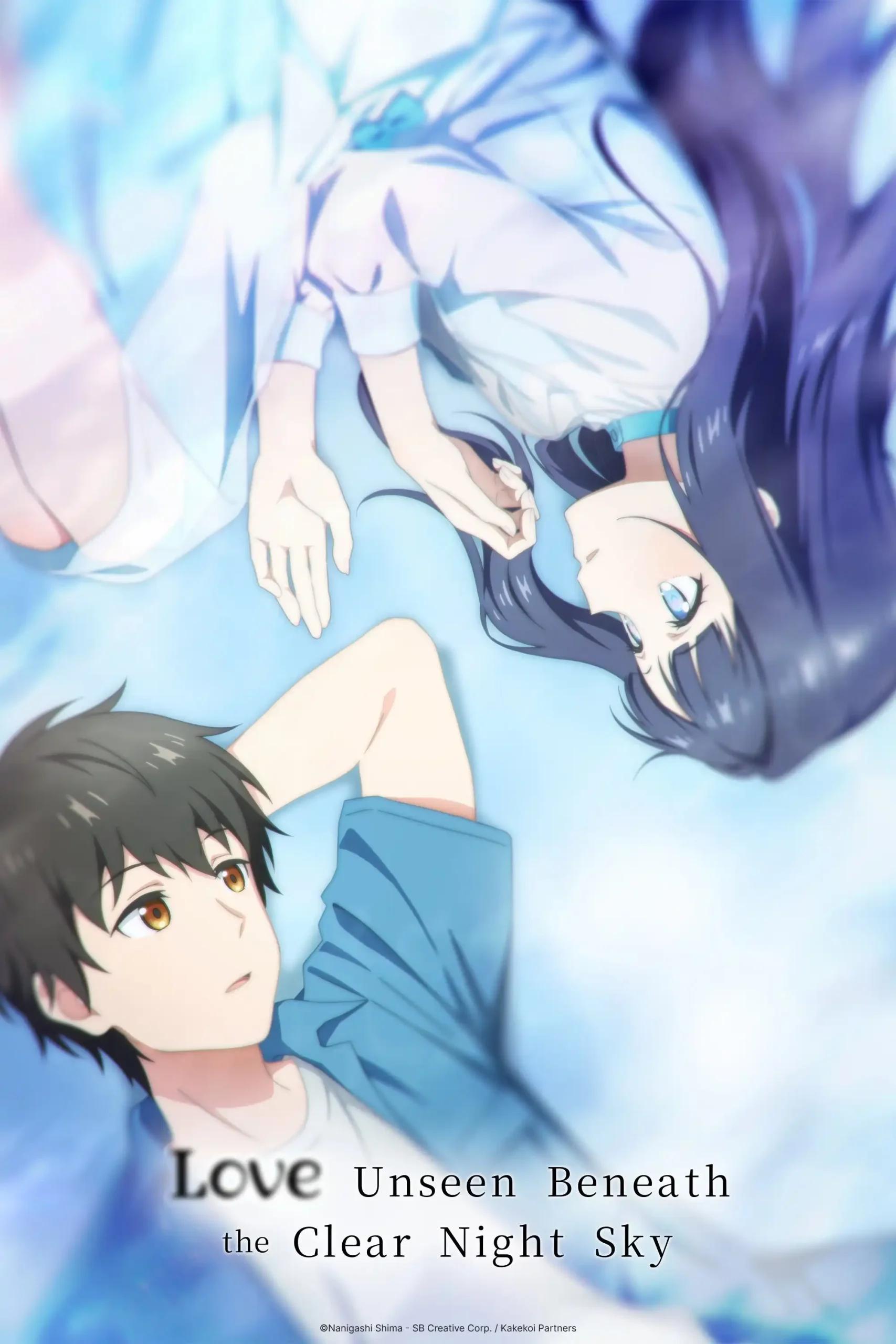 Poster de Toumei na Yoru ni Kakeru Kimi to Me ni Mienai Koi wo Shita
