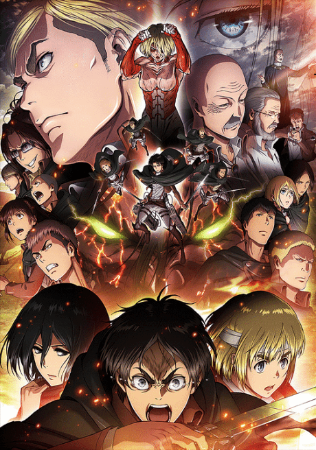 Poster de Shingeki no Kyojin Kouhen: Jiyuu no Tsubasa